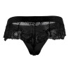 CandyMan String Dentelle Bes Noir
